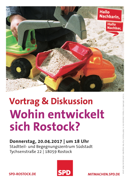 Veranstaltungsflyer - Wohin steuert Rostock?